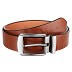 Men's Genuine Leather Belts Buckle- Brown